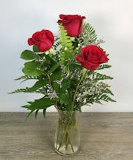 Simple Roses (Vase May Vary)