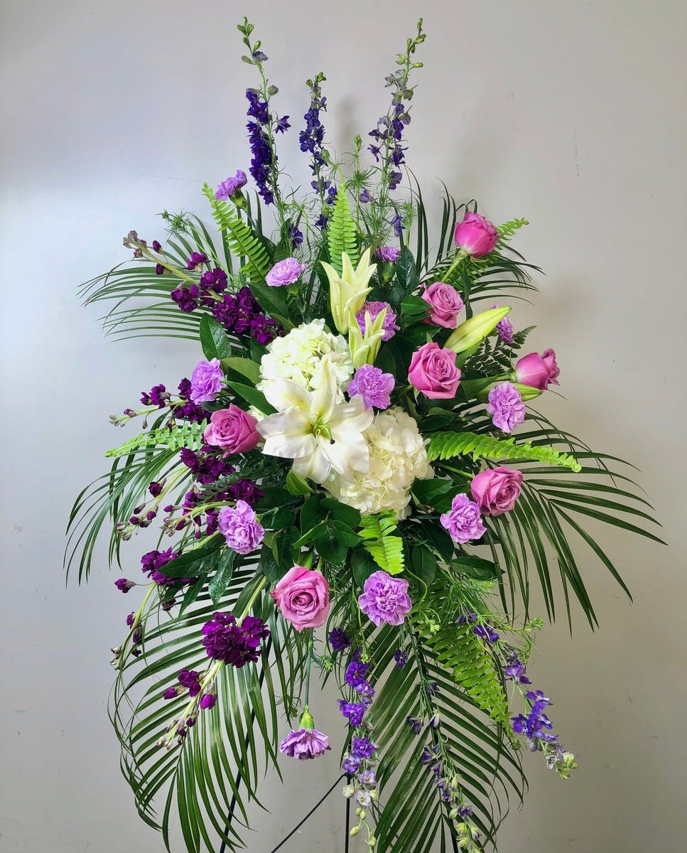 Sacred Garden Spray Roanoke (VA) Sympathy & Funeral Flowers