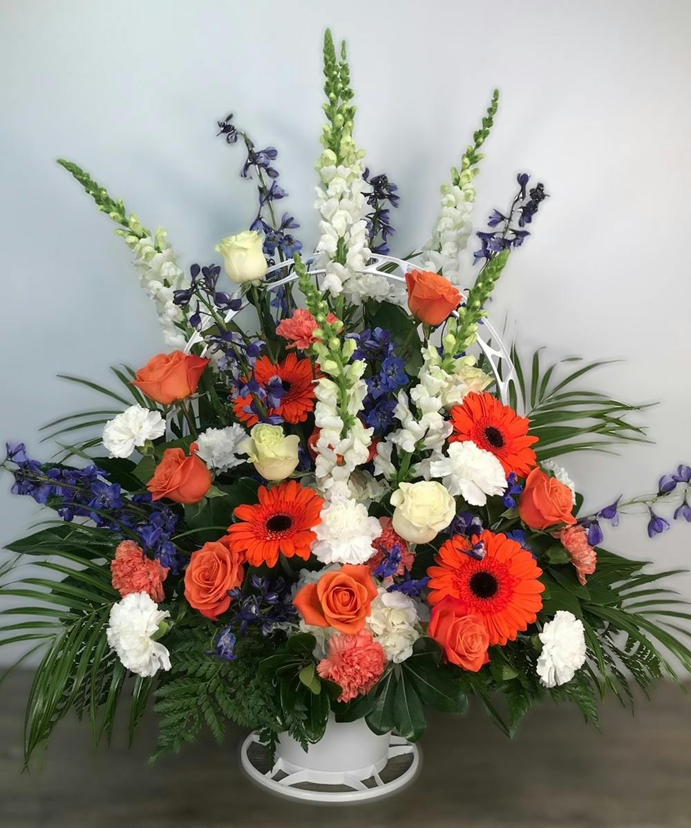 Alumni Graveside Basket Roanoke (VA) Sympathy & Funeral Flowers