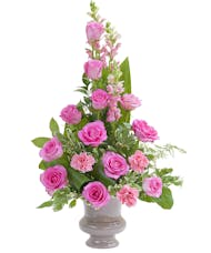 Peaceful Pink Small Urn